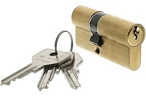 CISA 10G300120, Cilindro Europeo C2000, Ottone Smerigliato, 30/40 mm