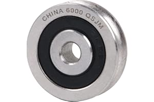 CNBTR Lagerstahl U-förmige Lagerrolle 6 x 30 x 8 mm für Möbel-Hardware-Zubehör, Belastung 355 kg