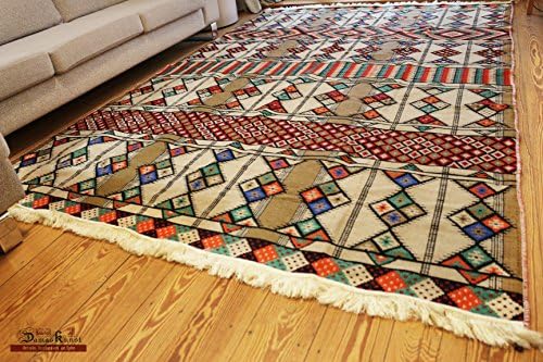 200 cm x 300 cm Kilim Oriental Rug Kelim carpet/Floor Mat,Tapestry wall hanging ,Floor runner, Area Rug, Rugs, New, Damaskunst S 1-6-20