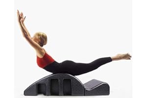 LoMSA Pilates Arc Foam Spine Corrector Barrel, Yoga Massage Bed Table, Kyphosis Correction Machine Pilates Reformer Scientific Adjust Curve of The Spinal