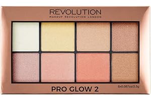 XX REVOLUTION Revolution Paleta rozświetlaczy – Pro Glow 2