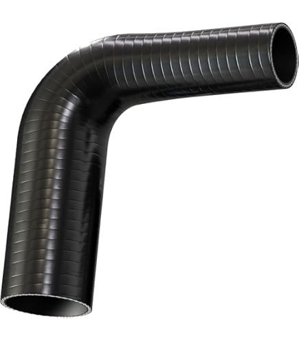 32-35mm - Durite Silicone Réducteur Coude 90° 3 Plis