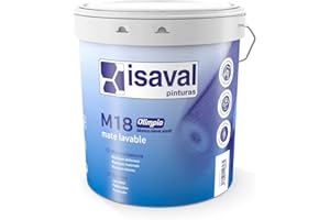 ISAVAL M-18 1L OLIMPIA SANIT BLANCO NIEVE PINTURA ACRILICA BLANCA MATE 1 L. ANTIMOHO