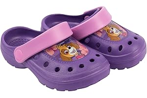 UNITED LABELS Psi Patrol chodaki dla dziewczynek - Skye dziecięce sandały, pantofle, buty ogrodowe, antypoślizgowe, fioletowe