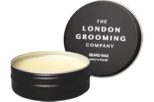 The London Grooming Company Beard Wax | Strong All-Day hold | All Natural Ingredients | Beard Growth and Maintenance Treatment | 50ml (1.7 Fl Oz)