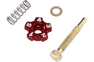 BIGKING Air Fuel Mixture Screw, 21‑34mm Air Fuel Mixture Idle Speed Adjuster Screw, Motorcycle Carburetor, Speed Adjuster Screw Replacement for Keihin PWK