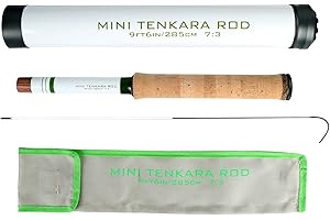 SPRINTON Maxcatch Mini Tenkara Fly Fishing Rod with Extra Tip Section 8ft, 9ft6, 12ft