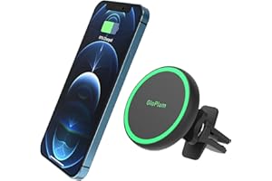 Gloplum ep0 Drahtlose Telefonhalterung Autoladegerät Kompatibel Mit Magsafe Car Mount Charger Autohalterung Schnellladegerät Und iPhone 13/13 Mini/12/12 Pro/12 Mini/12 Pro Max