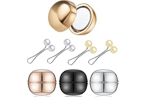 VMINOG PUCIO Paquete de 8 alfileres magnéticos para Bandana Mujer Alfileres magnéticos Coloridos Alfileres magnéticos Multiusos Alfileres magnéticos Fuertes para Bandana Bufanda Ropa Broche sin alfiler