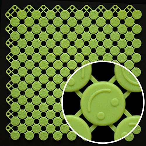 Tasteless Splice Mat/Bathroom Non-slip Mats/Toilet Water Isolation Pad/Toilet,Sanitary Cut, Waterproof Pad-B 25x25cm(10x10inch)