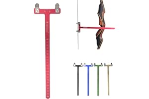 SHARROW Righello Quadrato A Forma di T dell'Arco di Misurazione della Forma di Tiro con L'Arco da 12 Pollici per Strumento di Regolazione dell'Arco Ricurvo E dell'Arco Composto