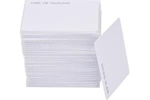 MEIJEEGU RFID 125 kHz Proximity ID Card, TK4100 Read Only, Cannot Be Reprocessed. Support ID Smart Card Access Control System, Key Card, Membership Card, Personnel Card (100 Pieces)