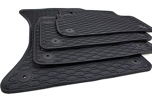 ‎KFZ-PREMIUMTEILE24 kfz-premiumteile24 Fußmatten Kompatibel mit Q5 / SQ5 + Q5 Sportback (FY) ab 2017 Gummimatten Automatten Allwetter Premium Qualität 100% Passgenau 4-teilig