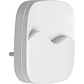 LEDVANCE LED Nachtlicht | LUNETTA WAVE White | warmweiss | 0.5W | weisses Gehäuse | für die Steckdose