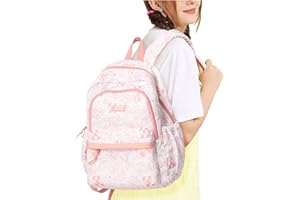 HYC00 Backpack for School Girls Backpack Womens School Bags for Girls Secondary School, Lightweight School Bag Casual Daypack College Laptop Backpack Bookbag Schoolbag Women Travel Rucksack Work Bag