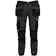 DEWALT Albany Men's Slim Fit, Pro-Stretch, Rip Stop, Holster Pocket, Work Utility Cargo Trousers