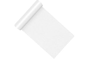 CAHOMO Large Self-Adhesive Felt Glides, 20x150 cm Felt Pads Self-Adhesive Furniture Glides, White Multi-Purpose Adhesive Gliding Mat Tape Strong Felt Strips for sofa, couch, table legs, chair furniture feet