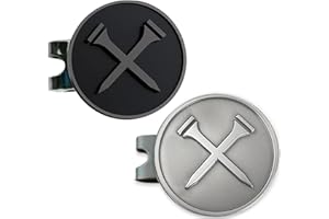 Adhere Marcatori per palline da golf in smalto morbido con forte clip magnetica per cappello, un regalo di alta qualità per golfisti