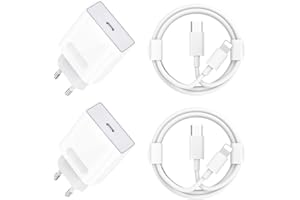 Caricatore for iPhone, 4 Pack Caricabatterie Rapido USB C for iPhone 14 13 12 11 Plus Pro Max XS XR iPad 20W Fast Charger e 2M Cavo Caricabatteria Veloce Spinotto Alimentatore Presa Ricarica Emberify