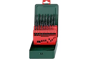 Metabo HSS-R-Bohrerkassette-SP – 627151000 – Für vielseitige Stahl- und Metallbearbeitung – 19-teilig