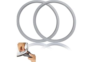 SILKWISH 2 pezzi di ricambio per WMF, diametro interno 22 cm, guarnizione in silicone per pentola a pressione Silit 3 l, 4,5 l, 6,5 l, 8,5 l, adatto per WMF 6068559990 6068559997 pentola a pressione