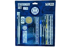 EURO PUBLISHING Inter, Prodotto Ufficiale - Set cancelleria (Composto da 14 Pezzi)