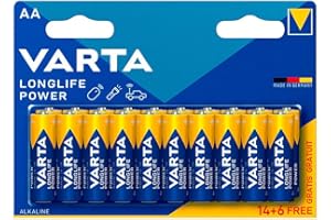 20 Stück AA-Batterien LR6 1,5 V Alkaline Varta High Energy 2023