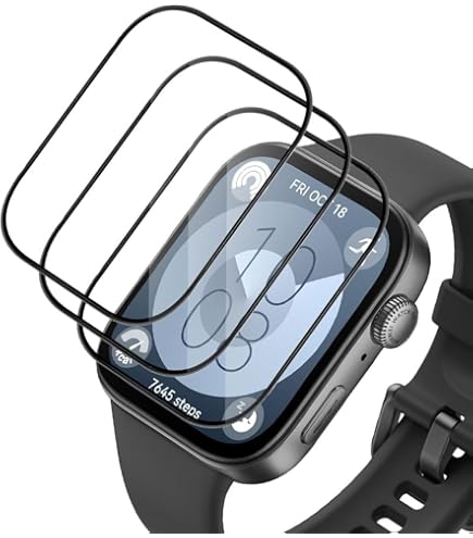 AtFoliX FX-ActiFleX Schutzfolie Für Garmin Venu 4 45mm - 3x Displayschutz Selbstheilend