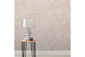 Fine Decor FD42268 UK MARBLESQUE Metallic Marble Rose Gold, Pink