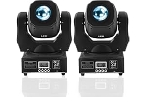 HOLDLAMP 2pcs 60W Moving Head Bühnenlicht LED Partylicht DMX512 Effeketlicht Stadiums für Bar Party Halloween Weihnachten Hochzeit Disco DJ Club