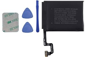 Vvsialeek A2059 Batterie compatible avec montre Series 4 iWatch 4 iWatch 4 S4 GPS + LTE Cellular version A2059 A1976 A1978 A2008 avec kit d'outils