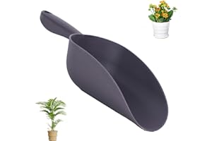 AIZUONI Bodenschaufel, Gartenschaufel Mit Großem Fassungsvermögen Und Ergonomischem Griff, Tragbar Kunststoff Scoop Bodenschaufel Löffel Pik Kellen Gartenarbeit Hof Griff Blume Graben Pflanzwerkzeuge