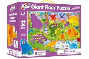 Galt Toys, Giant Floor Puzzle - Dinosaurs, Floor Puzzles for Kids, Ages 3 Years Plus