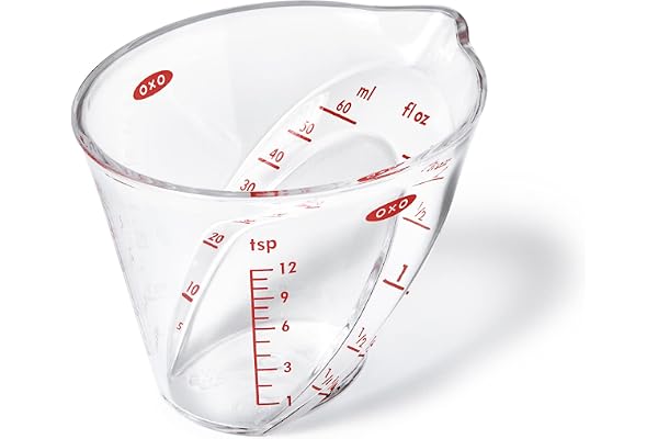 OXO Good Grips Mini verre gradué incurvé , Plastique, 60ml