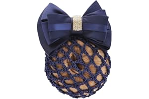 Horka Show Bow Filet à paillettes doux pour chignon d'équitation Accessoires de compétition