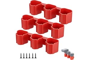 YINNIY 3 Paquetes de M12 Taladro Bateria Soportes for Milwaukee, Soporte de Pared Adecuado, Soporte para Baterías, Destornilladores a Batería y Herramientas, para Soporte de Herramientas M12 12V
