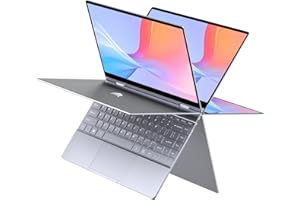 BMAX Y13 Ordinateur portable convertible et tactile 13,3 pouces Ultrabook Laptop, Intel Gemini Lake CPU, 8 Go RAM + 256 Go SSD, 4K 1920*1080 FHD IPS, Windows 10 Pro, USB Type-C