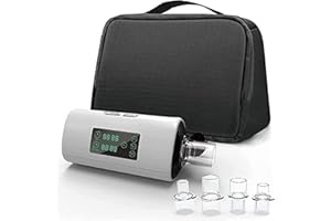 Poggapp CPAP Cleaning Machine, Portable CPAP Cleaner and Sanitizer with LED Display CPAP Sanitizer Disinfection Tool for Cpap Machine, Air Tube, Mask