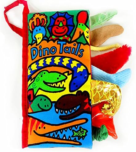 three dimensional animal tail cloth book (Dino tails)