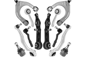 TEILEX GERMANY Kit brazo de suspensión delante compatible con MERCEDES E W211 S211 CLS C219 compuesto por 12 autopartes