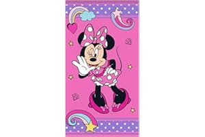 various Toalla de Playa Infantil con Licencia Oficial Disney (Minnie de Forma)