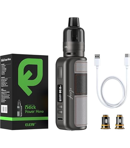 Eleaf iStick Power Mono Kit Cigarette lectronique avec GTL Pod Tank 80W  Sans Nicotine Vape Noir : Amazon.fr: High-Tech