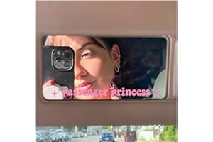 JINGIHE 4 Packung Passagier Princess Auto Parts, Vinyl Passagierprinzessin AufkleberRose Herzförmig Stern Krone Netter wasserdichte Fahrzeugspiegelaufkleber, Fenster Rückspiegel Frauenauto -Dekoration (Rosa)…