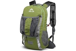 Local Lion Mochila de Ciclismo 20L/30L Montaña Senderismo Macutos Trekking Camping al Aire Libre Nylon con Cubierta de Lluvia para Hombres y Mujeres