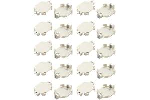 20PCS CR1616 Knappbatteri hållare 3V utgångsspänning PCB Horisontell typ Cell Battery Container Case Kompatibel med Game Boy