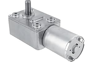 DC 12V High Torque Gear Motor Speed Reducing Motor Reversible Gear Motor CW/CCW (5RPM)