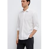 Beyaz G&ouml;mlek Regular Fit/Normal Kesim 0212011-620