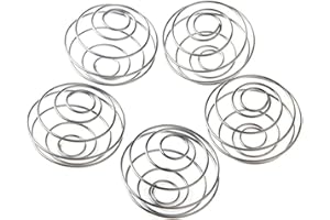 Haobase Lot de 5 mélangeurs en acier inoxydable pour mélanger la boule de protéines, mélangeur de bouteille, tasse de fouet