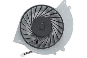 PUSOKEI CPU-Lüfter, Spiele-Lüfter, 3-Pin-Anschluss-Ersatz-Kühlkörper, Interner Kühler-Ersatz, für Sony Playstation 4 / PS4-1200 / CUH-1215a