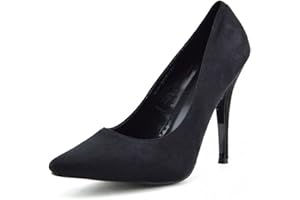 Bismaa Mens Womens Drag Queen Cross Dresser HIGH Heel Pointy Toe Court Shoes Big Sizes UK 9,10,11,12